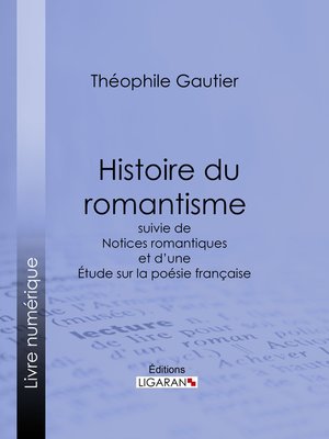cover image of Histoire du romantisme